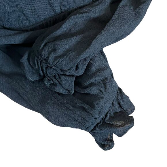 Reformation Black V Neck Midi Dress Women’s Size 0 Long Sleeve Plunge Minimal - Picture 7 of 11